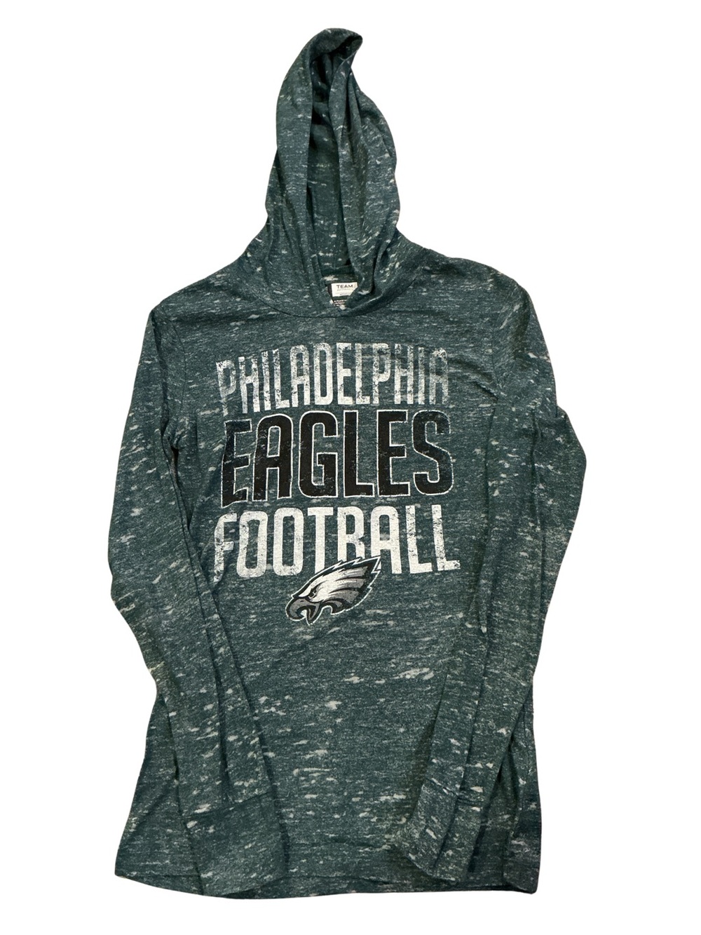 Team Apparel Women's Speckled Green NFL EAGLES Tee